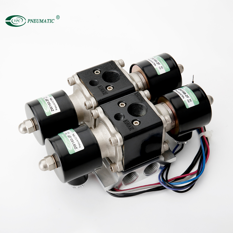 160-2F Big Flow NPT1/2" Collecteur de soupape de suspension pneumatique 250 psi
