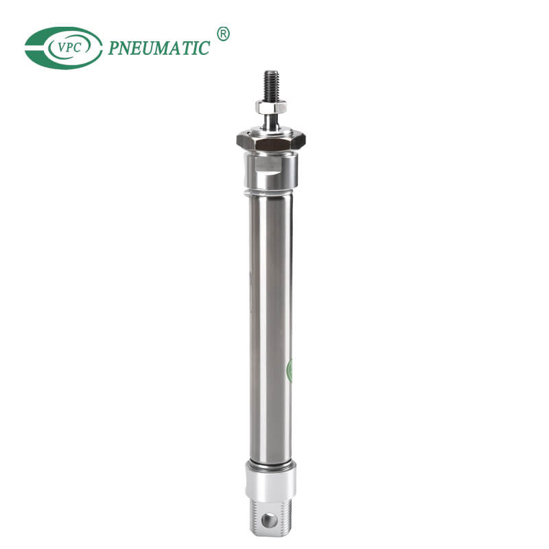 Mini-cylindre en acier inoxydable série MA, type à queue pivotante