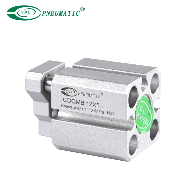 Cylindre compact à tige de guidage série CQM