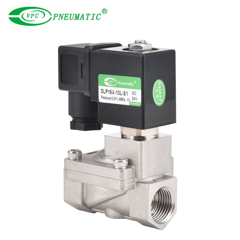 SLP Series en acier inoxydable 2/2 Way Normal Soulenoïde fermé