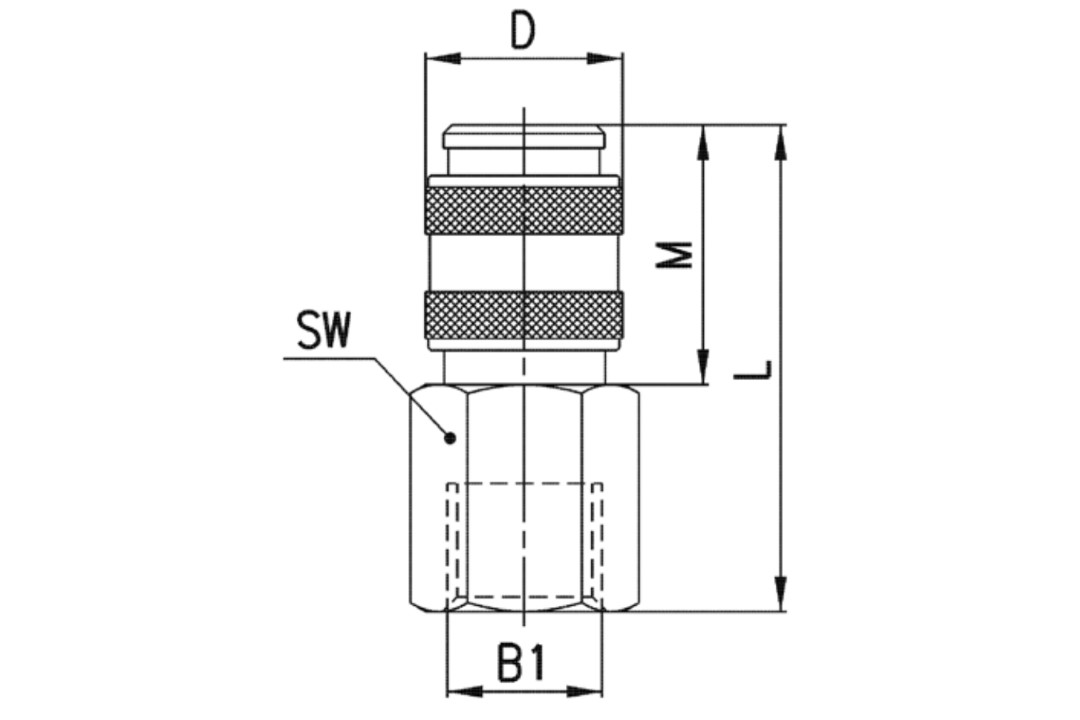 5083 Connecteur de couplage rapide