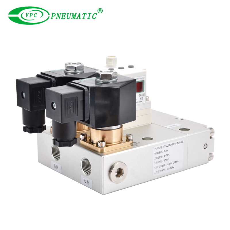 Module intégré de régulateur électro-Pneumatique ITV-JG pour machines de découpe laser