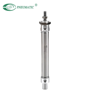 Mini-cylindre en acier inoxydable série MA, type à queue pivotante