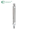 Mini-vérin en acier inoxydable série DSNU, type à double effet