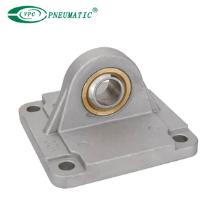 Chape simple en alliage d'aluminium avec rotule pour cylindre pneumatique SI