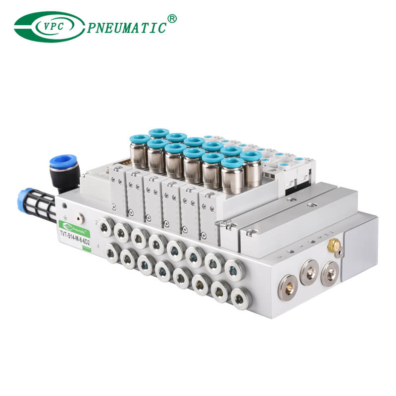 Collecteur d'électrovanne TVT-S14-M-8-6D2