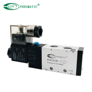 Électrovanne à commande unique à 2 positions et 5 ports série 4V