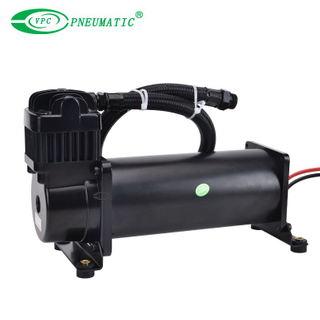 Compresseur de suspension de sac gonflable 444C, DC12V, 200Psi, noir