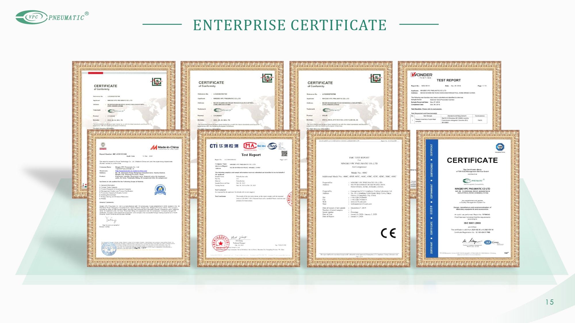 certificats VPC