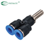 Raccord en T de type Y enfichable en plastique VPWJ