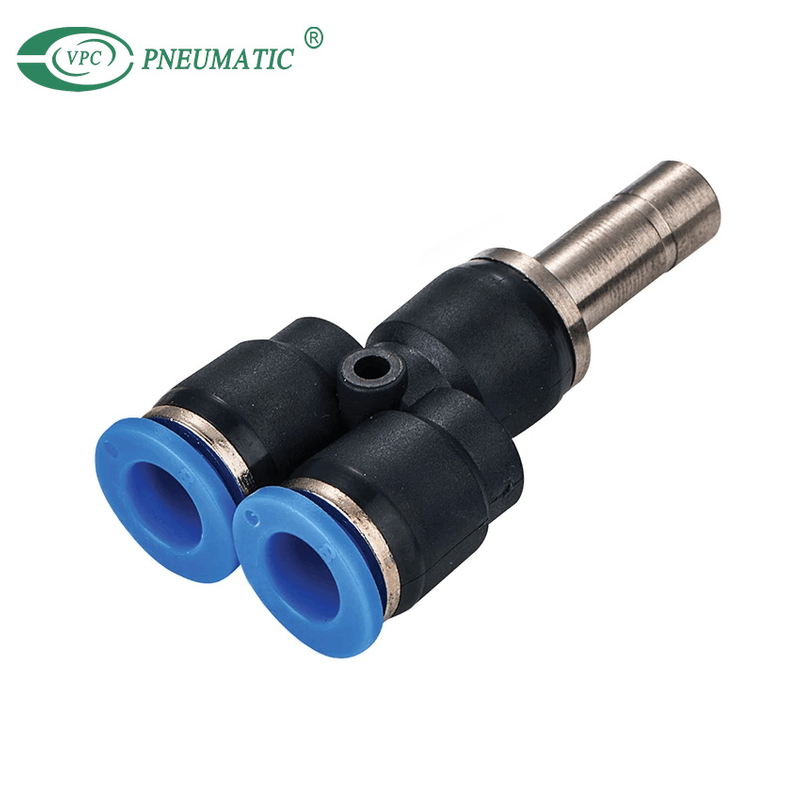 Raccord en T de type Y enfichable en plastique VPWJ