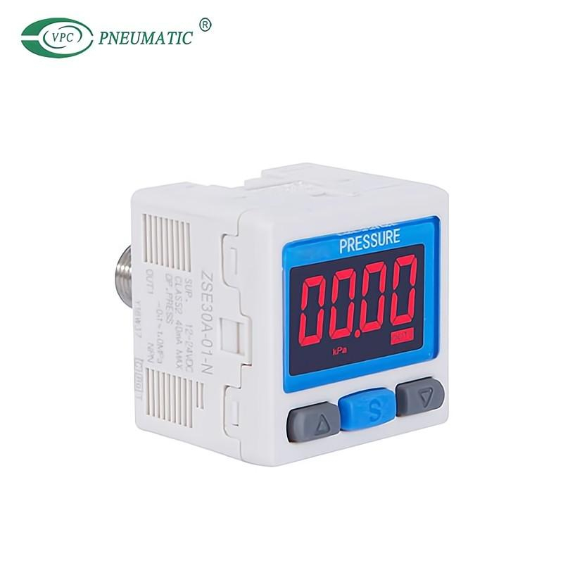 Pressostat numérique haute précision à affichage couleur ZSE30A(F) série 2