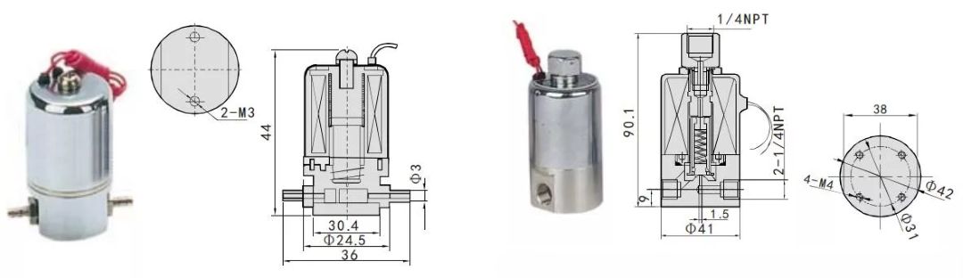 &eacute;lectrovannes subminiatures