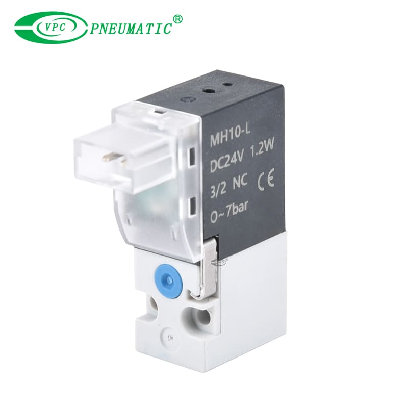 Électrovanne miniature compacte de 10 mm série MH10
