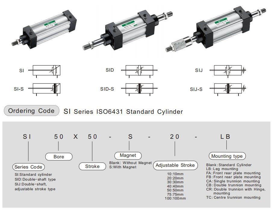 cylindre à piston pneumatique