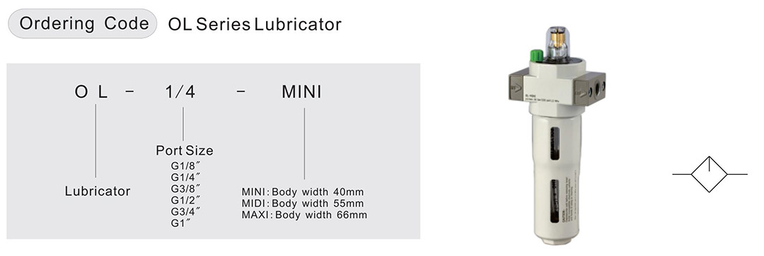 schéma du lubrificateur d'air