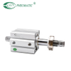 Cylindre compact série ACQJ, double tige avec course réglable