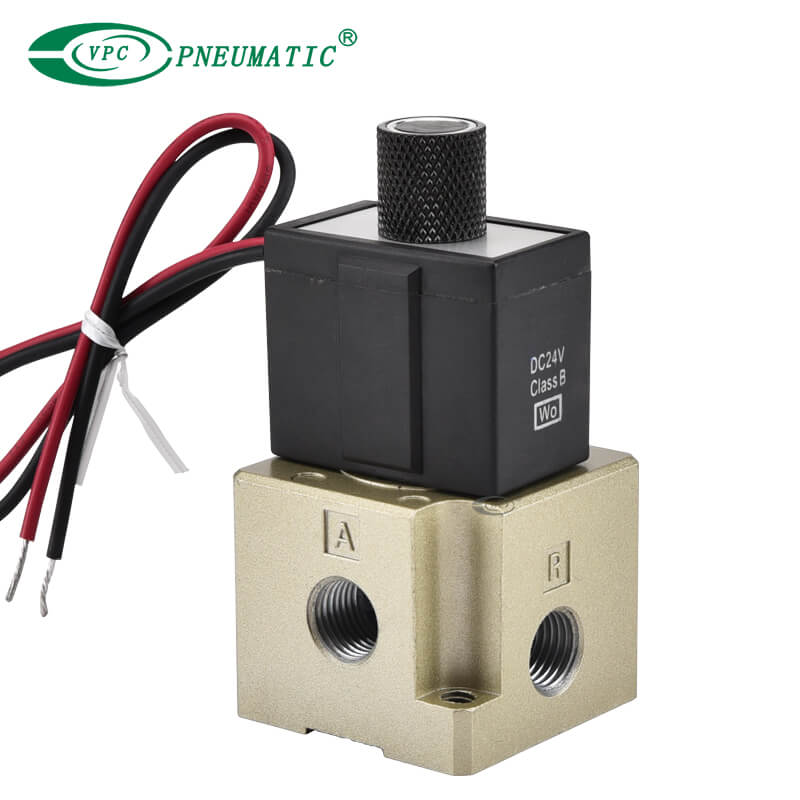 Électrovanne à clapet à commande directe, type 3 ports, série VT317