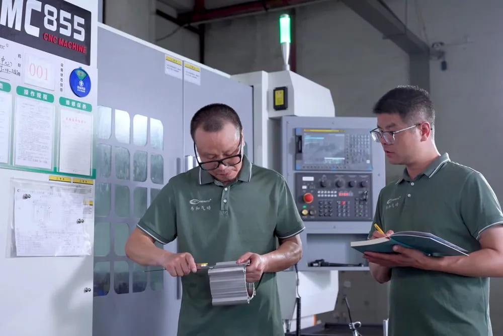 test de v&eacute;rin pneumatique