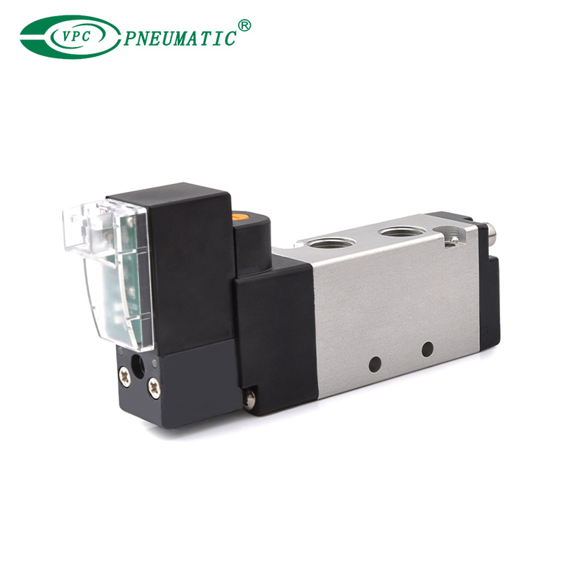Électrovanne à commande unique à 2 positions et 5 ports série 5V100