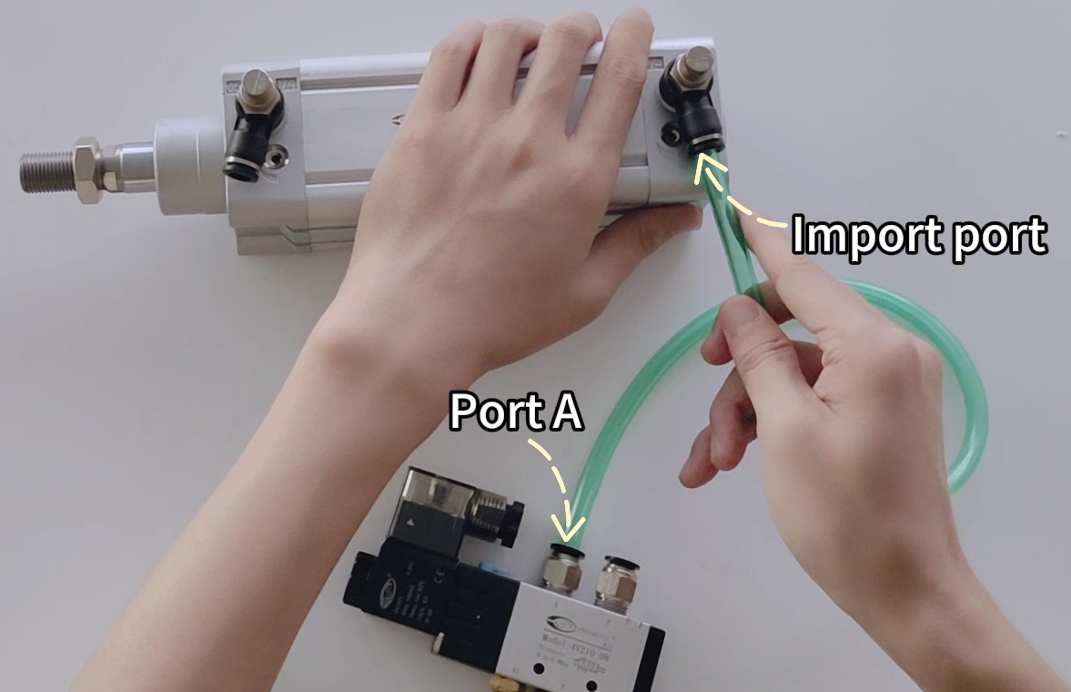 installation de l'électrovanne