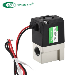 Électrovanne à clapet à commande directe de type 3 ports série VT307 (joint en caoutchouc)