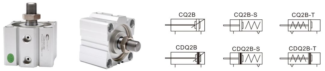 vérin pneumatique compact