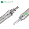 Mini-cylindre en acier inoxydable MAD, tige double à double action