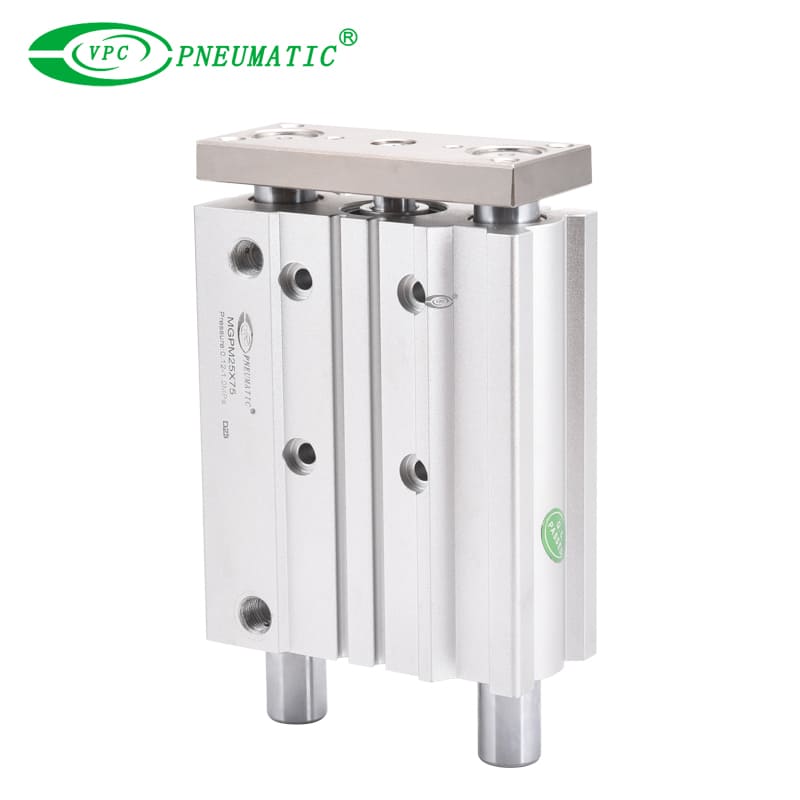 Cylindre pneumatique guidé compact de la série MGPM