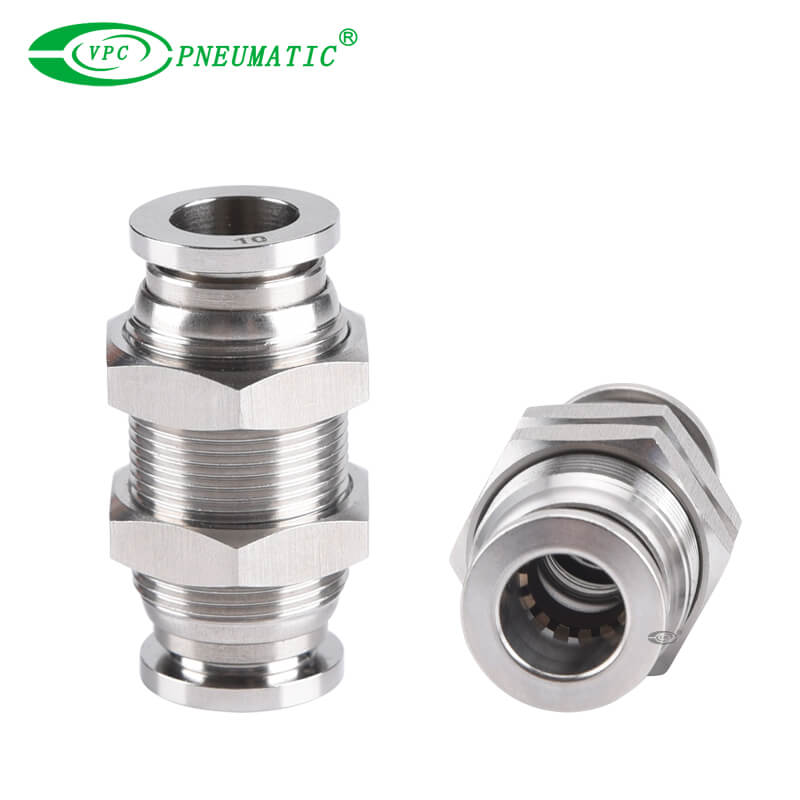 Raccord de cloison en acier inoxydable SSPM