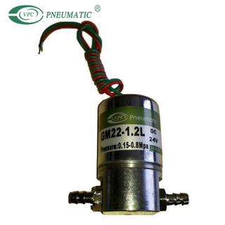 Électrovanne compacte miniature DC 24V 1.2mm pour équipement dentaire