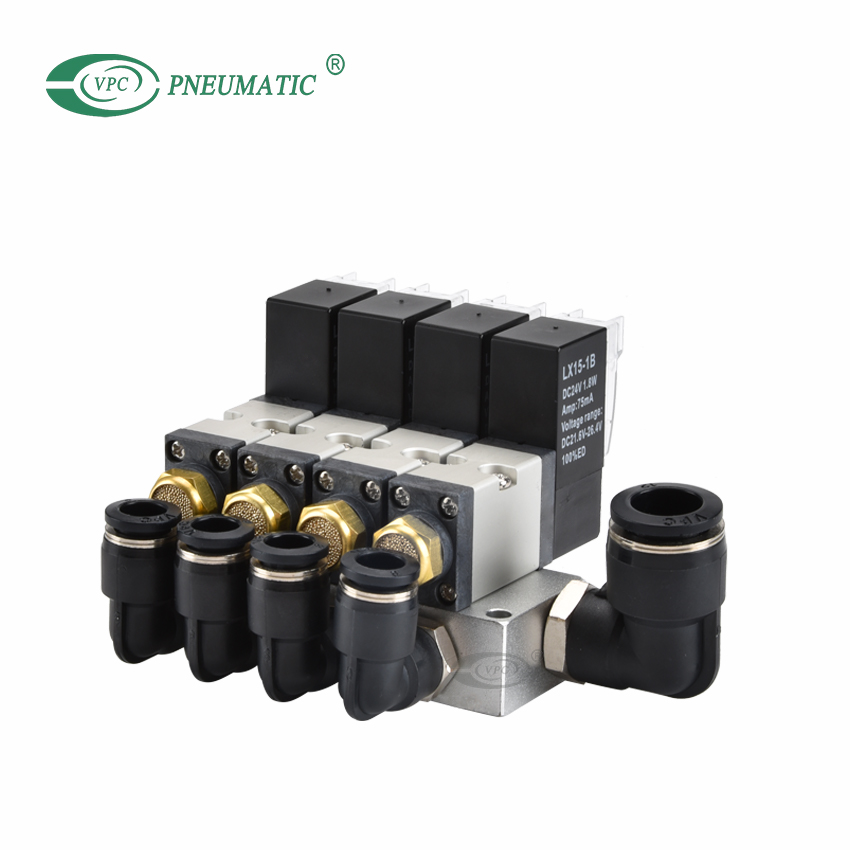 Collecteur d'électrovanne 3/2 voies série 3G, temps de réponse 15 ms