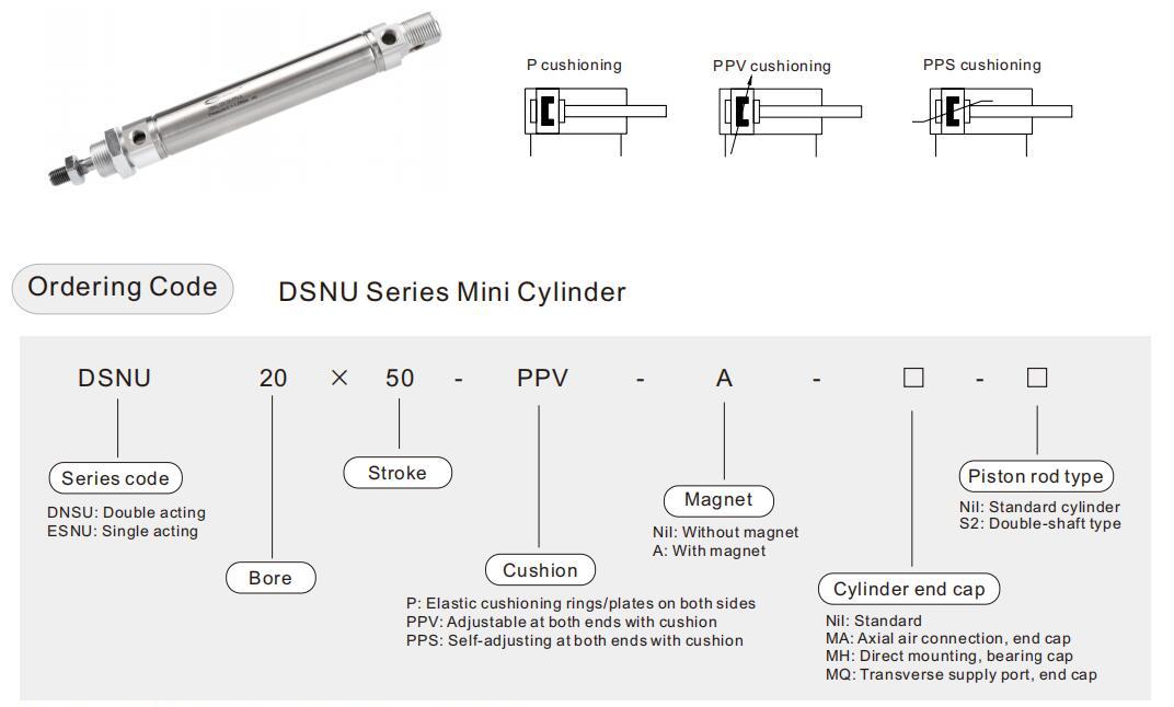 Cylindre pneumatique festo