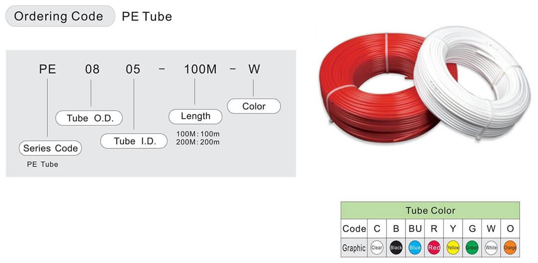 Tube PE