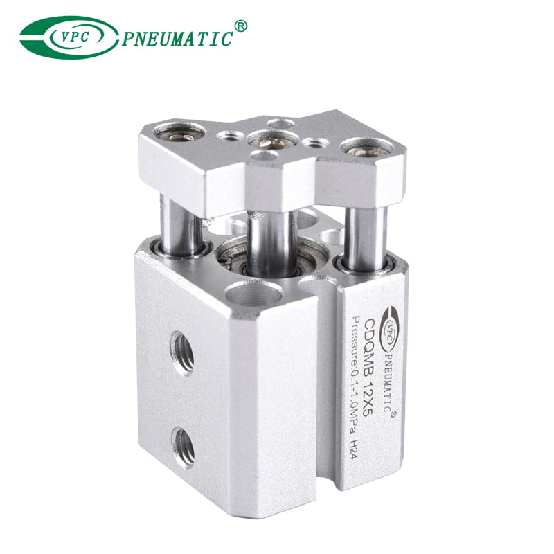 Cylindre compact à tige de guidage série CQM