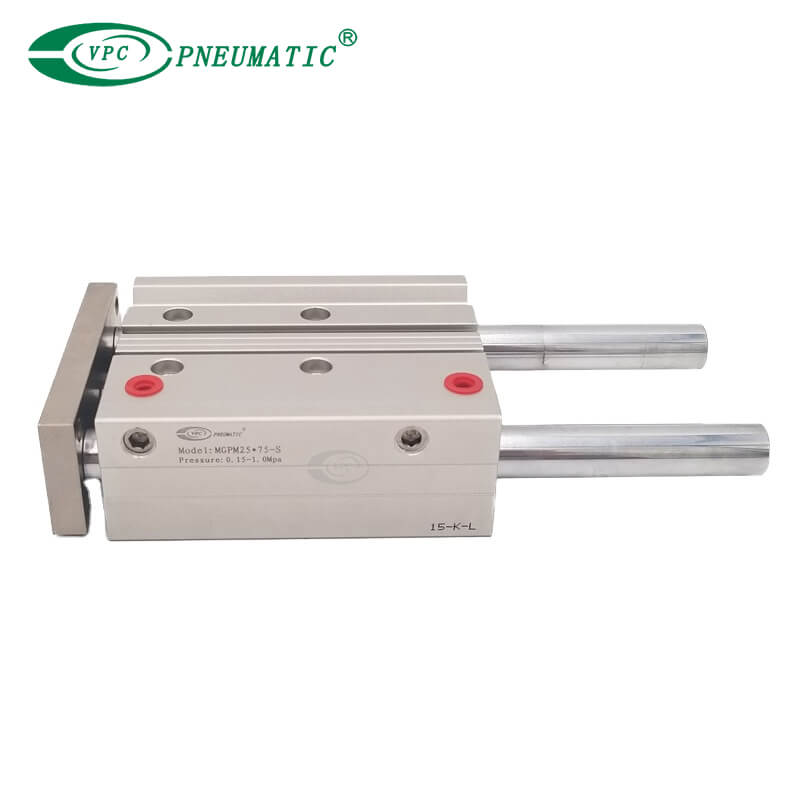 Cylindre pneumatique guidé compact à roulement coulissant série MGPM