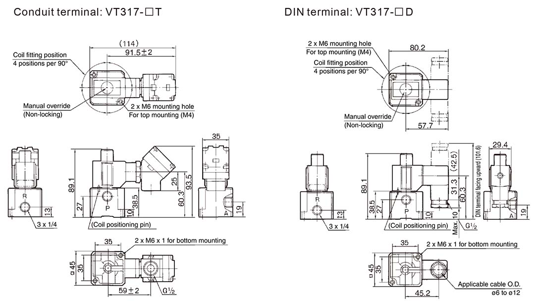 Électrovanne 3 ports 
