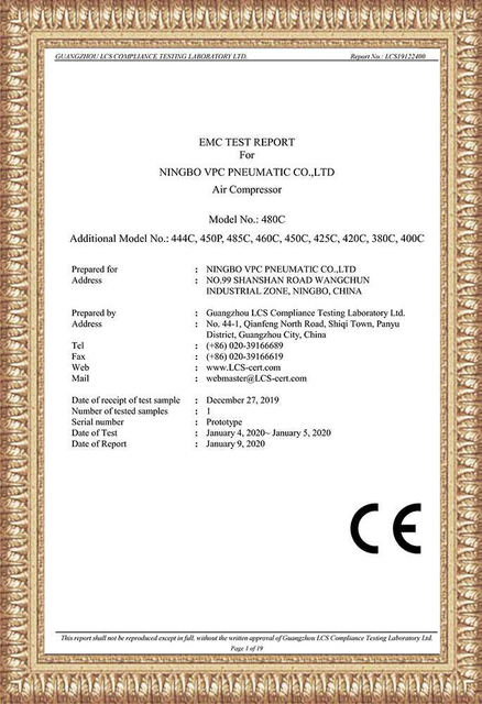 Suspension pneumatique certifiée CE