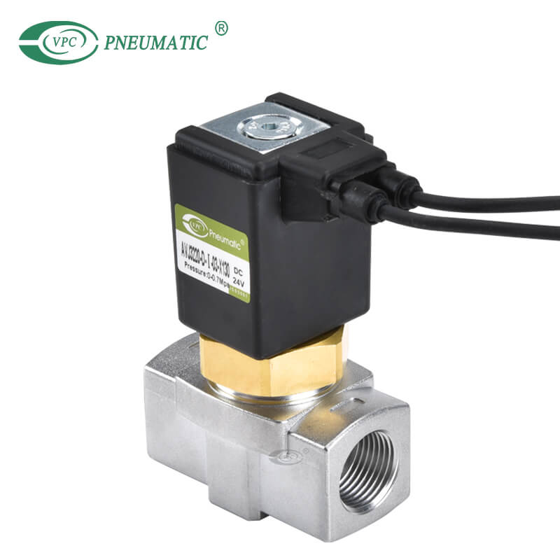 Électrovanne haute fréquence 2/2 voies série AVJ pour métier à tisser à jet d'air