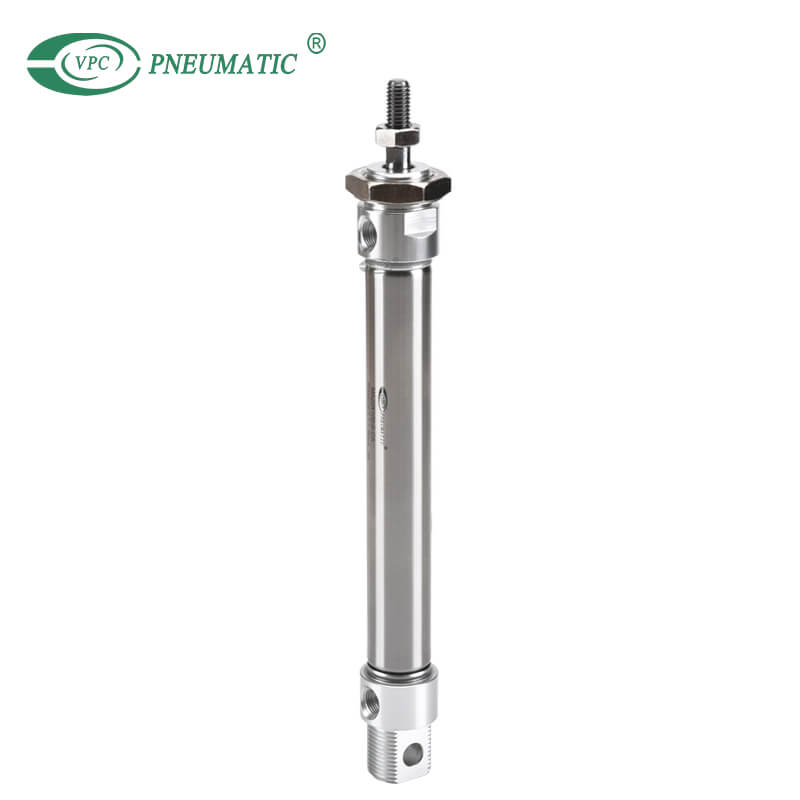 Mini-cylindre en acier inoxydable série MA, type à queue pivotante