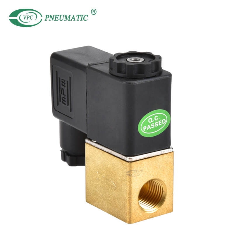 Électrovanne pneumatique en laiton à fermeture normale série 2v 02508