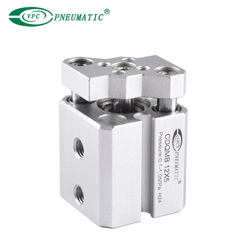 Cylindre compact à tige de guidage série CQM