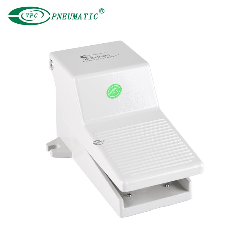 Valve à pédale à pied Port 2 PORT 2 PORT 2, avec verrouillage