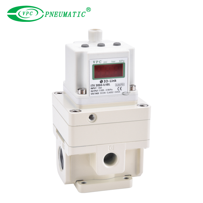 Régulateur électronique de pression d'air ITV3050, type IO-Link