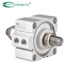 Vérin pneumatique compact série SDAJ avec course réglable