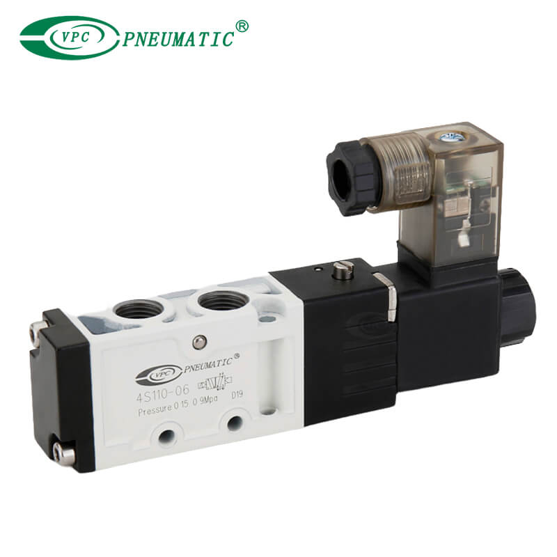 Électrovanne à commande unique, 2 positions, 5 ports, série 4S