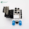 Vanne directionnelle 4v210-08 DC 24v 12v 5/2 voies collecteur d'électrovanne pneumatique à commande unique