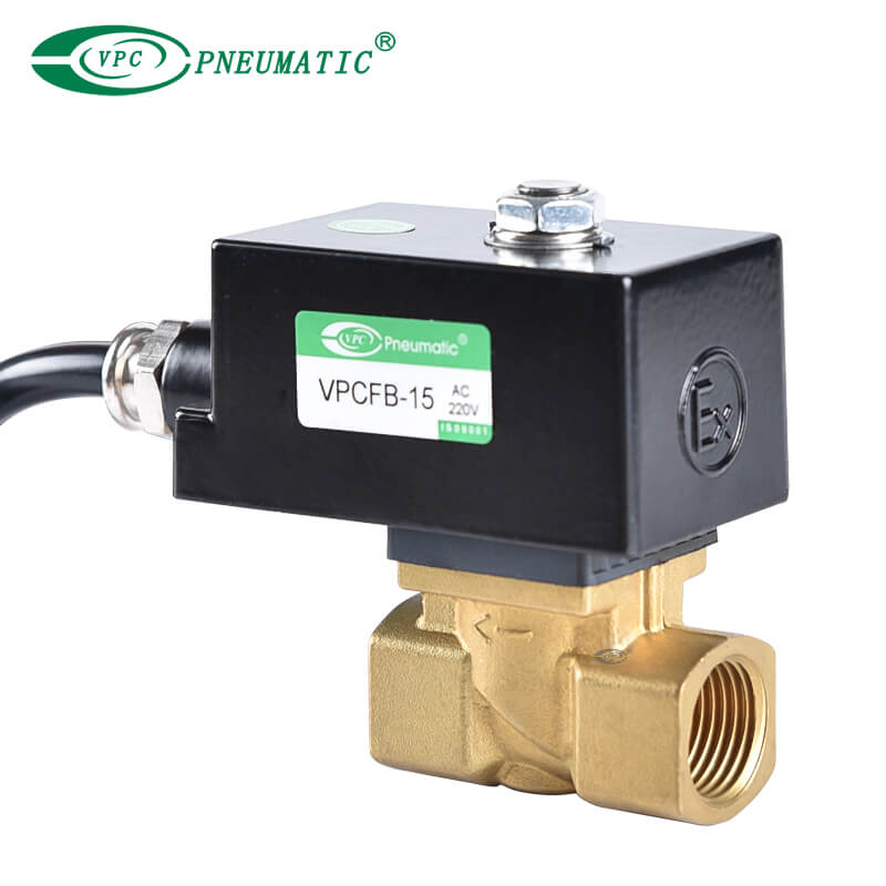 Électrovanne pilotée 2/2 voies série VPC avec bobine antidéflagrante