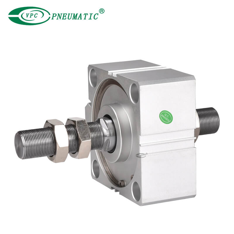 Vérin pneumatique compact série SDAJ avec course réglable
