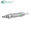 Mini-cylindre en acier inoxydable MAD, tige double à double action